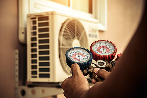 Professional Air Conditioning Service technician working in Lloyd, FL